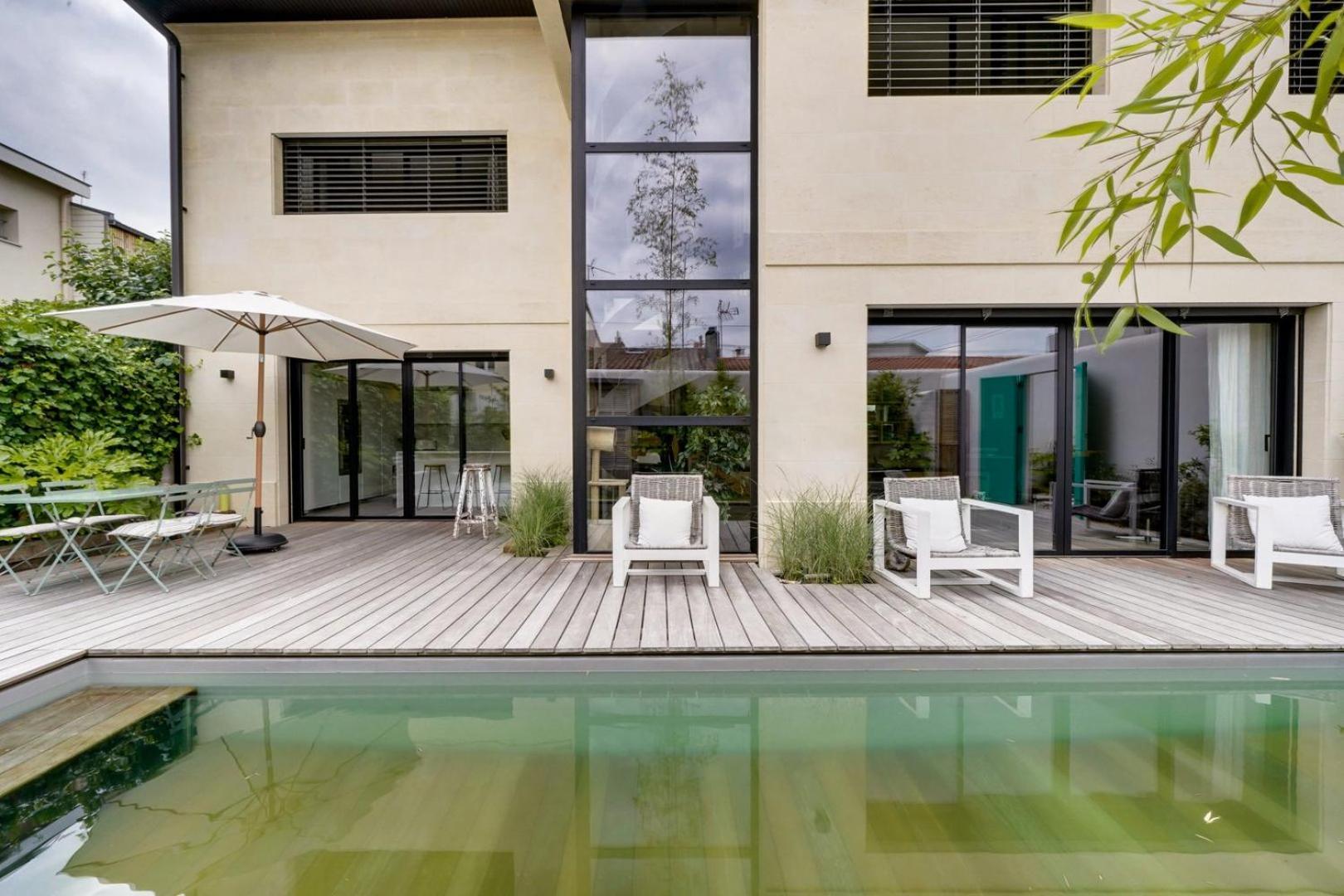 Spacious Bordeaux Family Home With Swimming Pool Eksteriør bilde